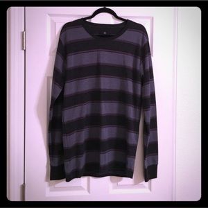 Tilly’s Men’s ShoutHouse Gray Striped Shirt